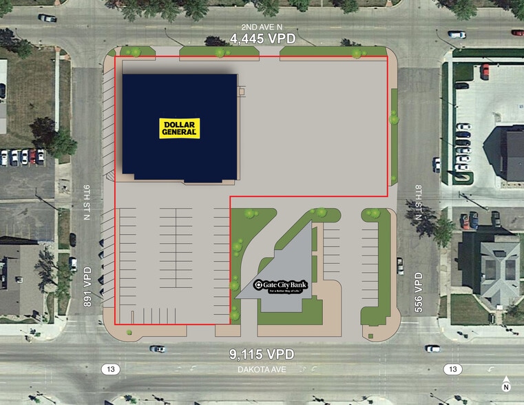 824 Dakota Ave, Wahpeton, ND for sale - Site Plan - Image 2 of 5