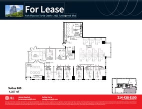 2911 Turtle Creek Blvd, Dallas, TX for lease Floor Plan- Image 2 of 4