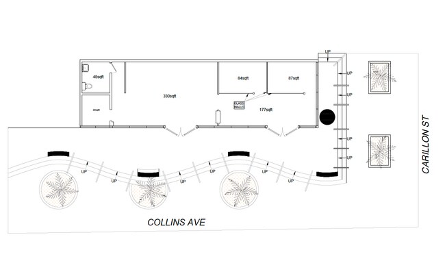 Plus de détails pour 6801 Collins Ave, Miami Beach, FL - Commerce de détail à louer