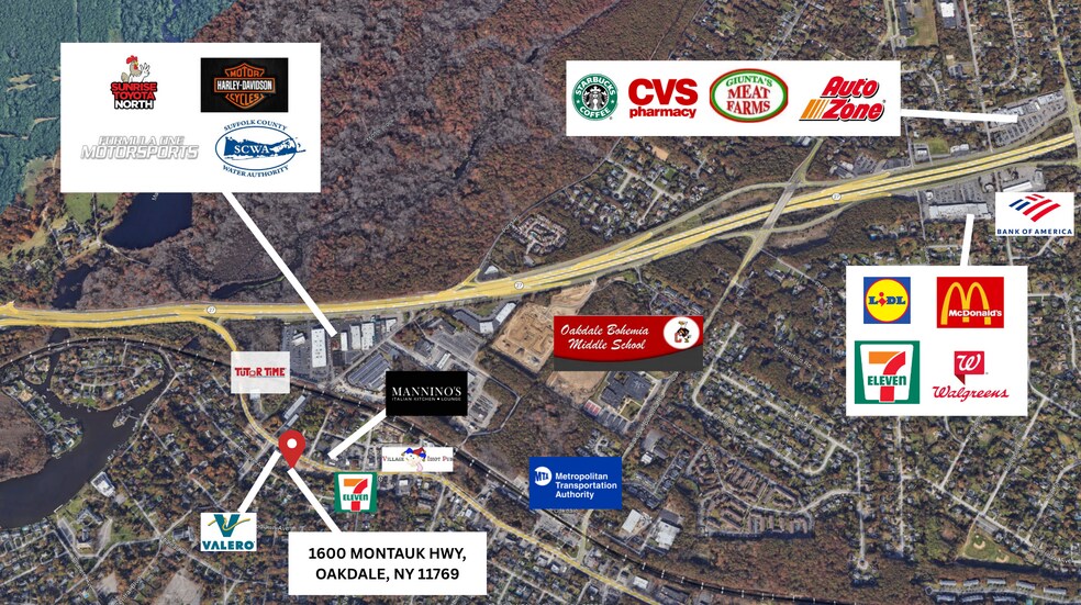 1600 Montauk Hwy, Oakdale, NY à louer - Photo du bâtiment - Image 2 de 6