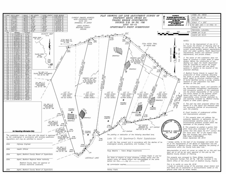 Sportsmans Point, Pittsville, VA à vendre - Plan cadastral - Image 3 de 11