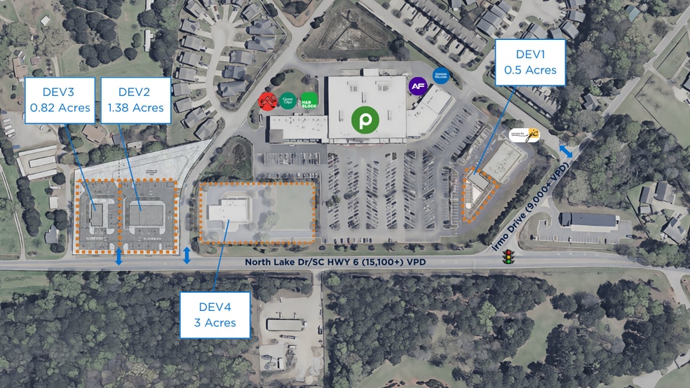 114 Elton Meetze Ln, Columbia, SC for lease - Aerial - Image 1 of 7