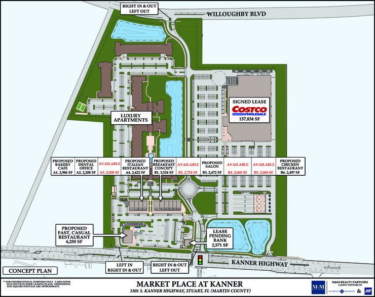 3171 S Kanner Hwy, Stuart, FL à louer - Plan de site - Image 1 de 6