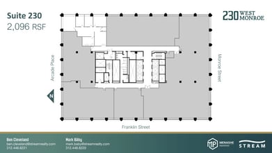 230 W Monroe St, Chicago, IL for lease Floor Plan- Image 1 of 1