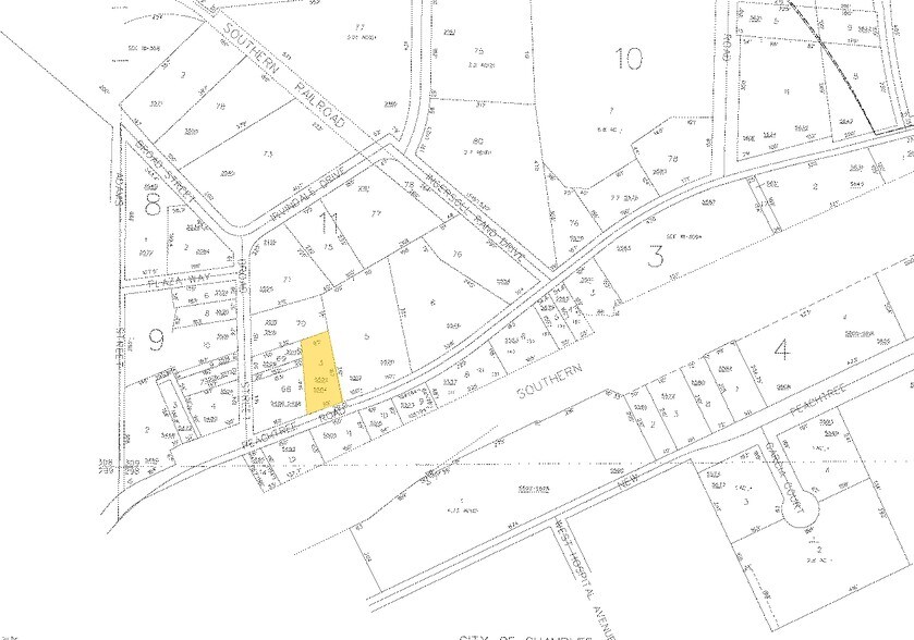 5502 Peachtree Rd, Chamblee, GA à louer - Plan cadastral - Image 2 de 18