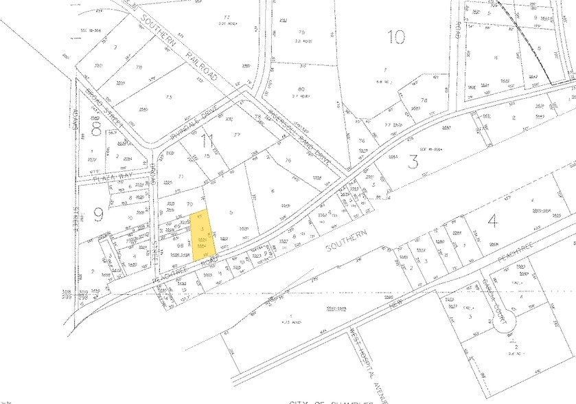5502 Peachtree Rd, Chamblee, GA for lease - Plat Map - Image 2 of 18