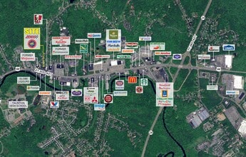 10 Cape Rd, Taunton, MA - AERIAL map view