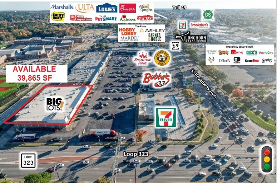 4400 S Broadway Ave, Tyler, TX à louer - Photo du bâtiment - Image 2 de 3