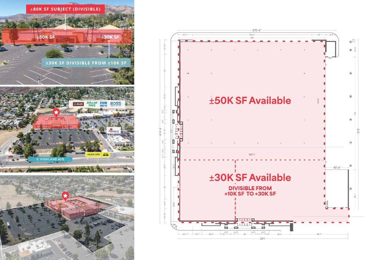 4010-4280 E Highland Ave, Highland, CA for lease Interior Photo- Image 1 of 1
