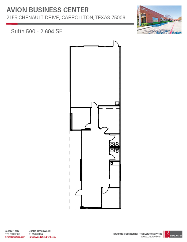 2155 Chenault Dr, Carrollton, TX à louer Plan d  tage- Image 1 de 1