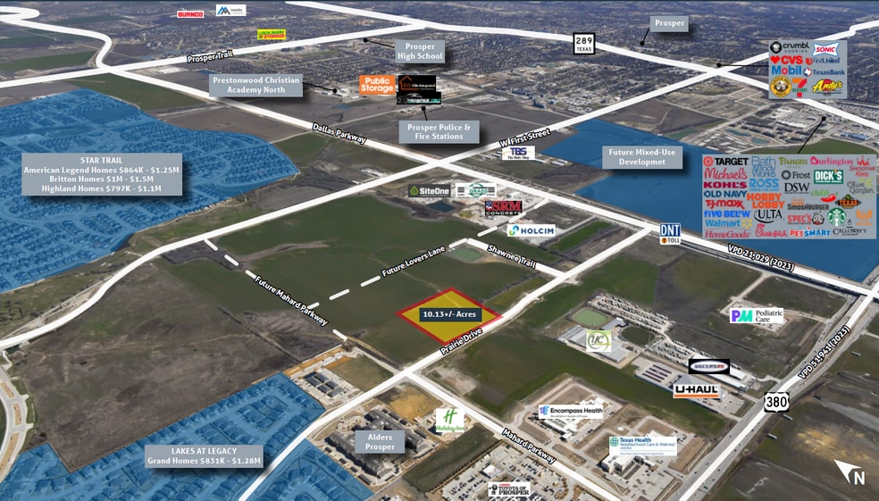 Prairie Drive, Prosper, TX for sale - Building Photo - Image 2 of 4