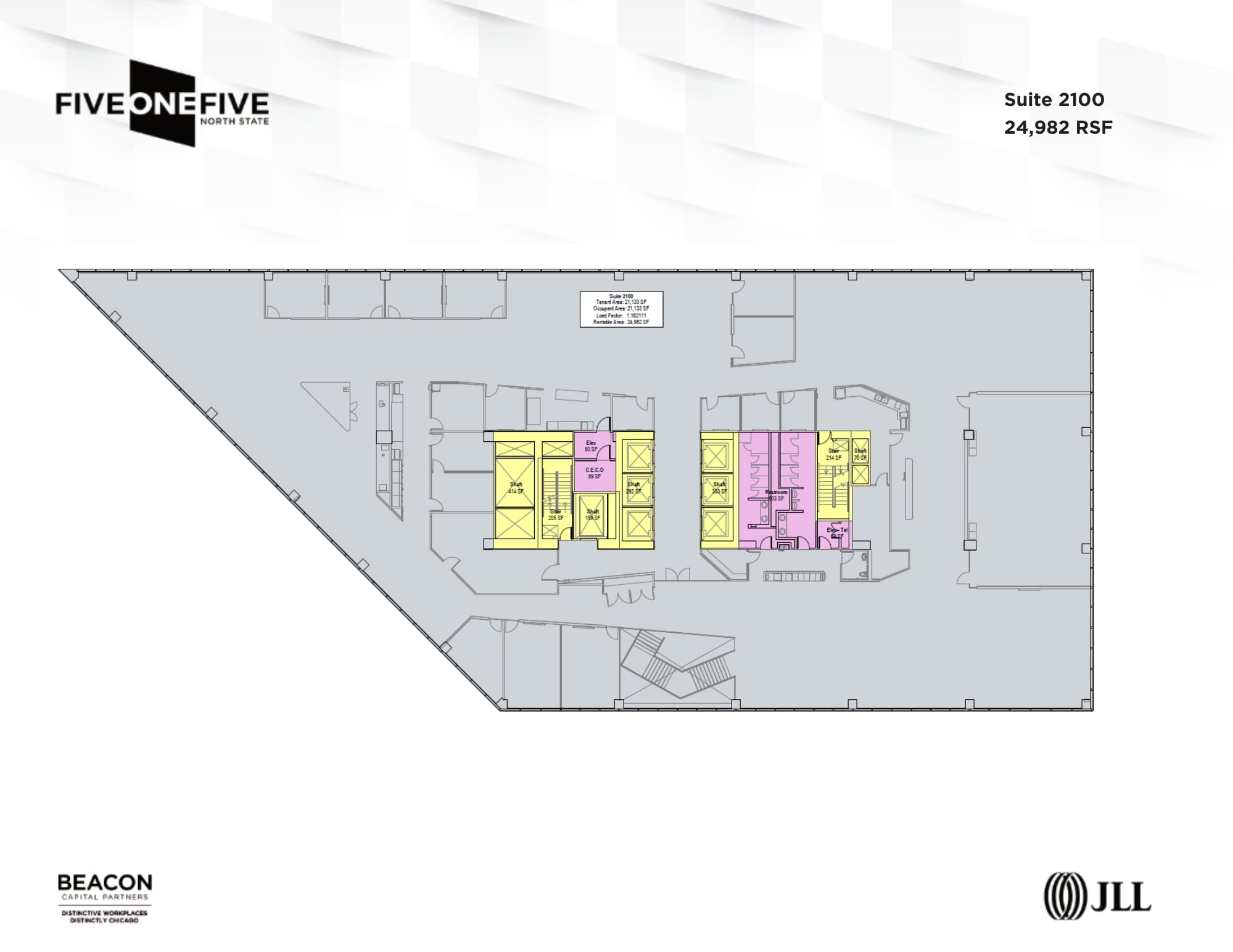515 N State St, Chicago, IL à louer Plan d’étage- Image 1 de 1