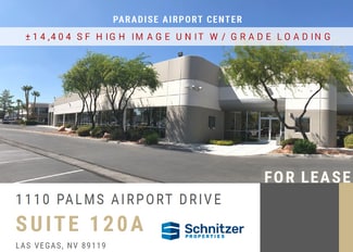 More details for 1110 Palms Airport Dr, Las Vegas, NV - Flex, Industrial for Lease