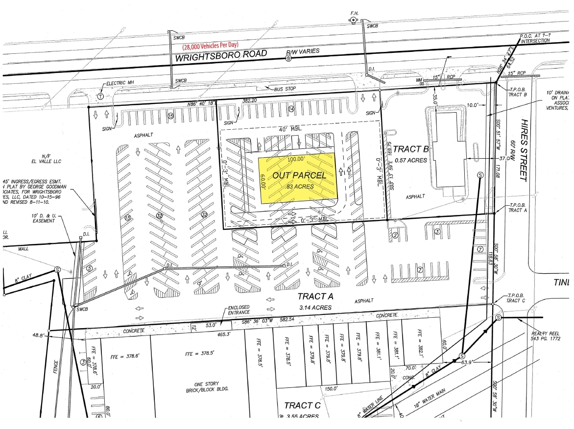 3134 Wrightsboro Rd, Augusta, GA for sale Plat Map- Image 1 of 3