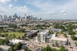 3131 Emancipation Ave, Houston, TX - aerial  map view