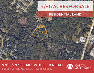 More details for 9705 & 9713 Lake Wheeler Road, Fuquay Varina, NC - Land for Sale