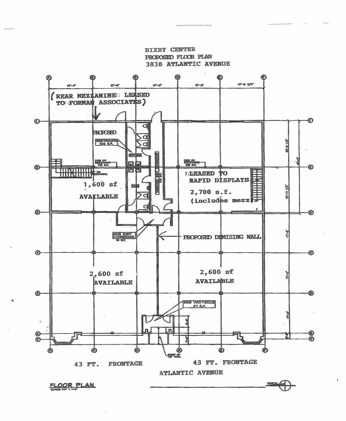 3838 Atlantic Ave, Long Beach, CA for lease Floor Plan- Image 1 of 4