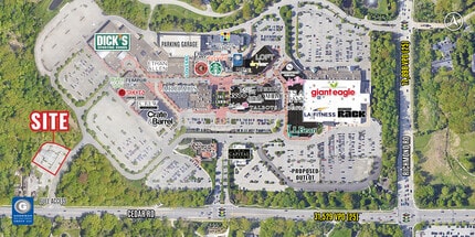 24149-25389 Cedar Rd, Lyndhurst, OH for lease Aerial- Image 2 of 7