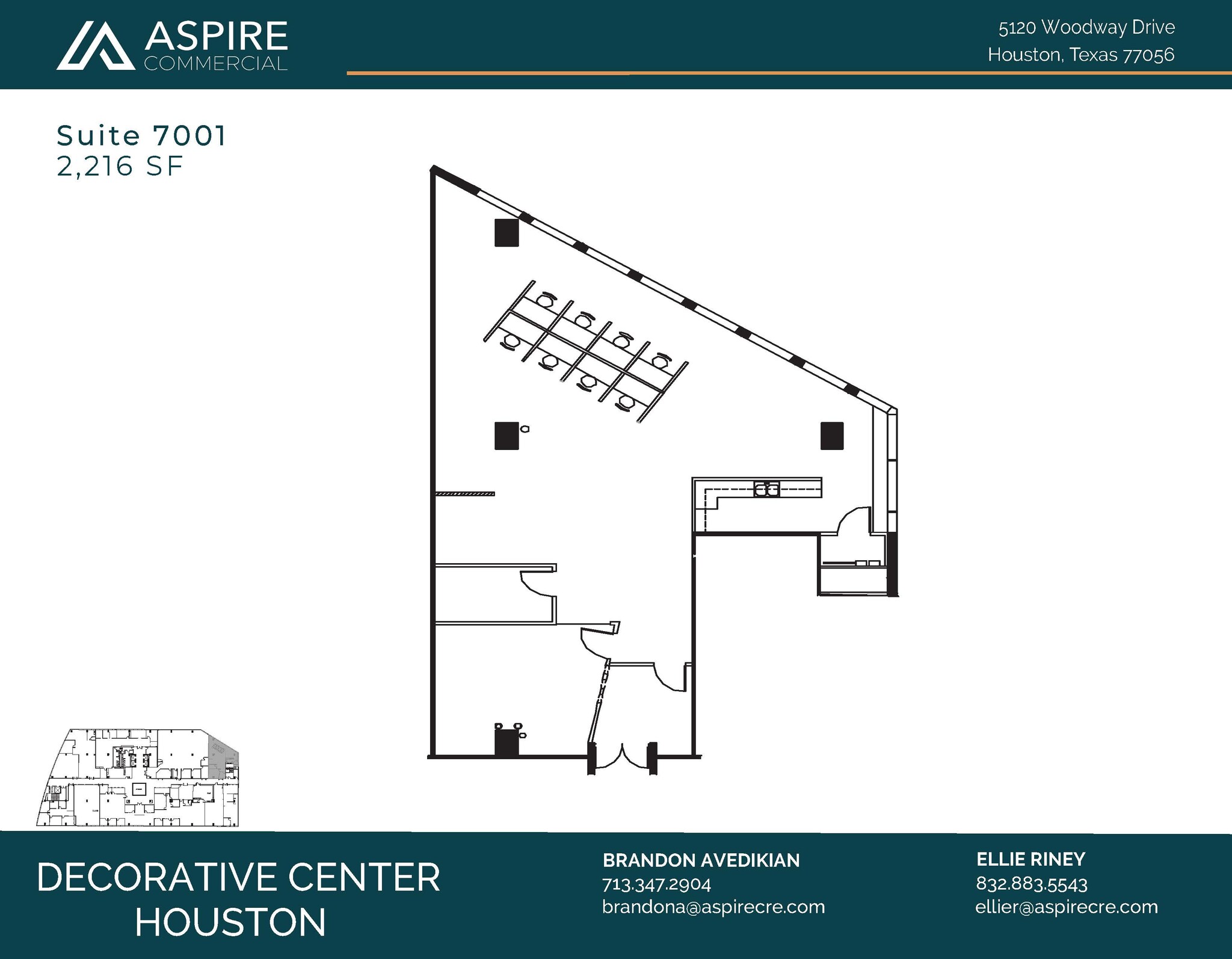 5120 Woodway Dr, Houston, TX for lease Floor Plan- Image 1 of 1