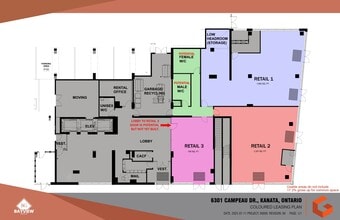 6301-6475 Campeau Dr, Ottawa, ON à louer Plan d’étage- Image 1 de 1