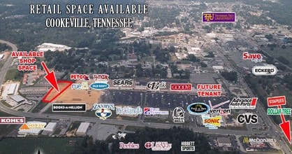 377 W Jackson St, Cookeville, TN - Aérien Vue de la carte - Image1