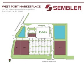 NEC of El Jobean Rd and Flamingo Blvd, Port Charlotte, FL à louer Plan de site- Image 1 de 1