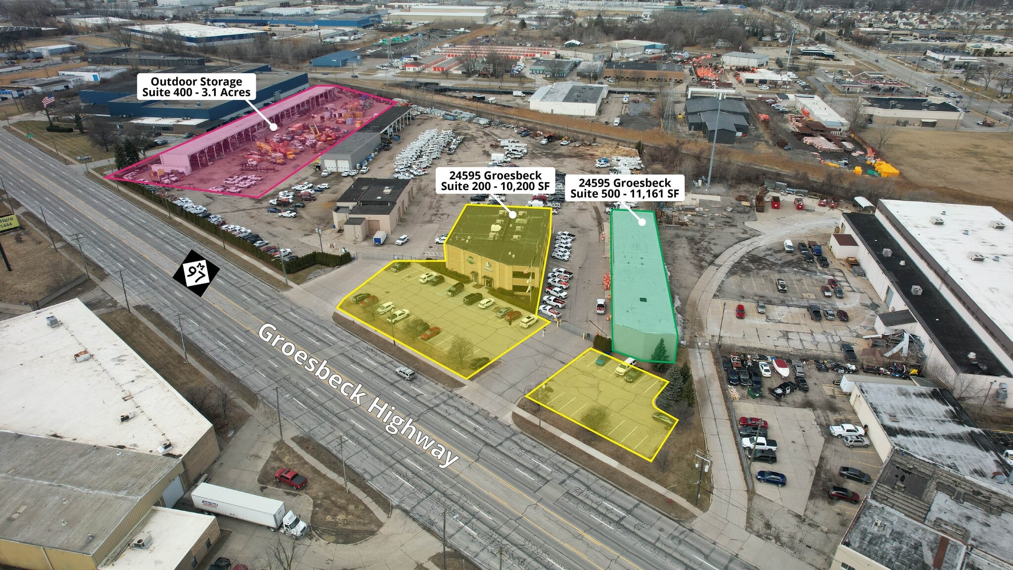 24595A Groesbeck Hwy, Warren, MI à louer Photo du bâtiment- Image 1 de 2