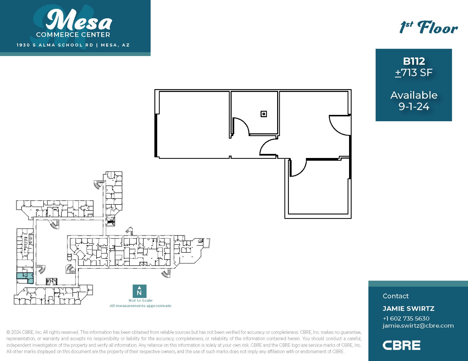 1930 S Alma School Rd, Mesa, AZ à louer Plan d  tage- Image 1 de 1