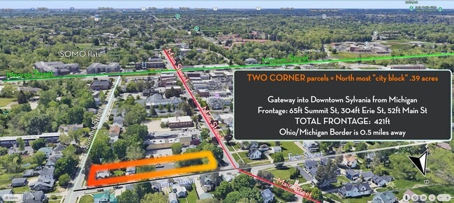 More details for 421ft Frontage on 2 Adjacent Corners – Land for Sale, Sylvania, OH