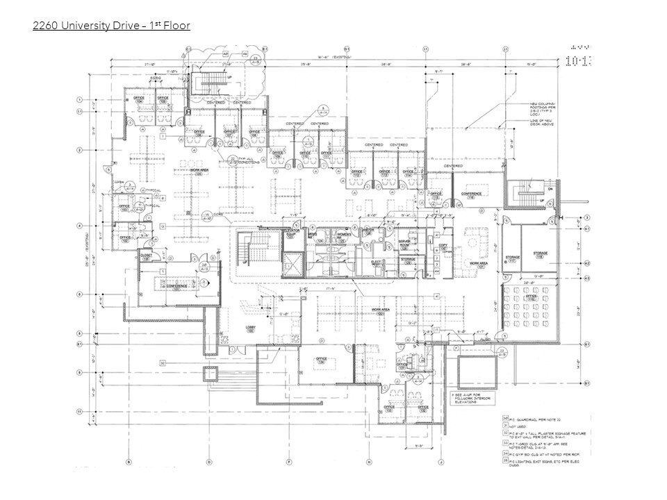 2260 University Dr, Newport Beach, CA à louer Plan d  tage- Image 1 de 4