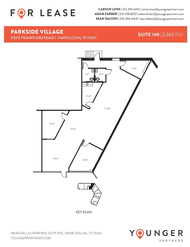 1933 E Frankford Rd, Carrollton, TX à louer Plan d’étage- Image 1 de 1