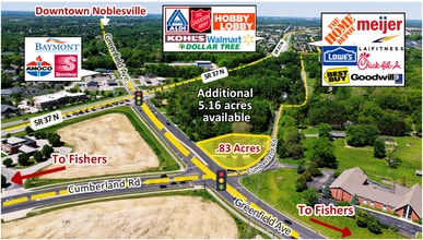 16211 Cumberland Rd, Noblesville, IN - Aérien Vue de la carte - Image1