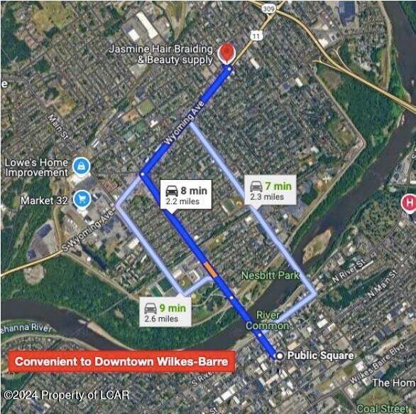 W Dorrance St, Kingston, PA for lease - Aerial - Image 2 of 7