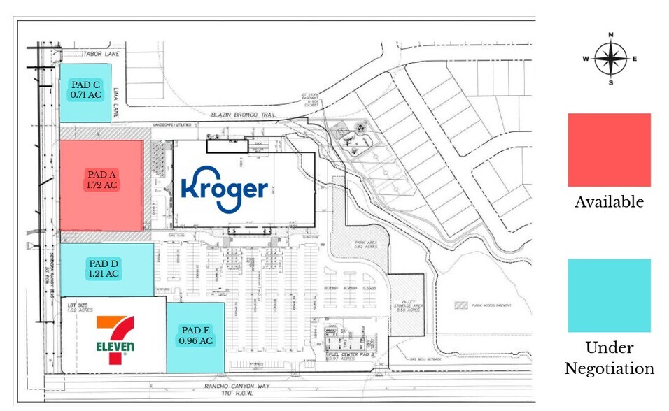 Sendera Ranch Blvd & Rancho Canyon Way, Haslet, TX à louer - Plan de site - Image 3 de 7