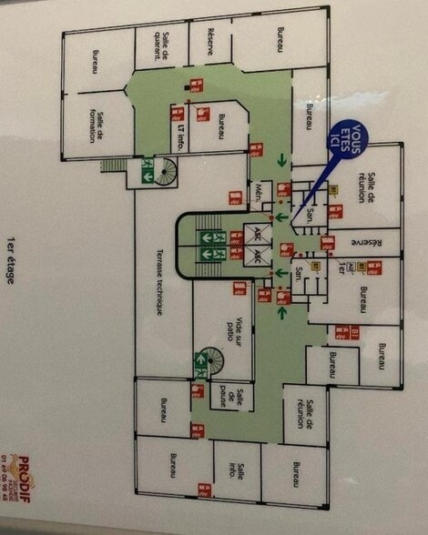 Office in Évry-Courcouronnes for lease - Floor Plan - Image 2 of 7