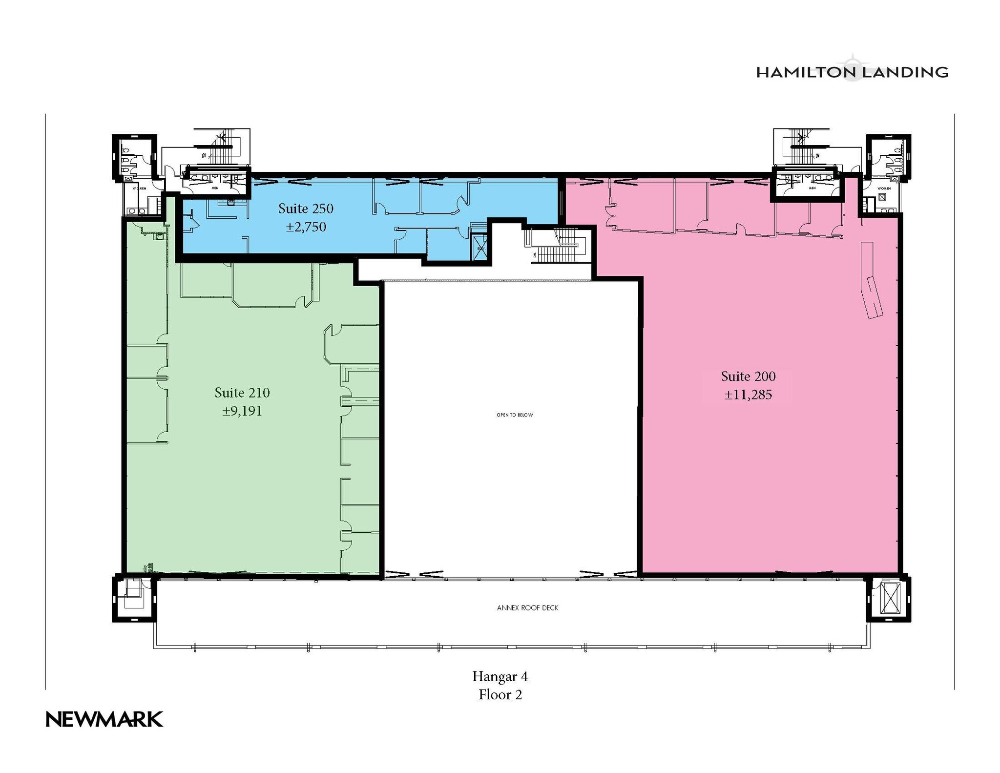 2-10 Hamilton Lndg, Novato, CA for lease Floor Plan- Image 1 of 1
