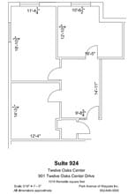600 Twelve Oaks Center Dr, Wayzata, MN à louer Plan d’étage- Image 1 de 1