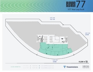1177 West Loop S, Houston, TX à louer Plan d’étage- Image 1 de 1
