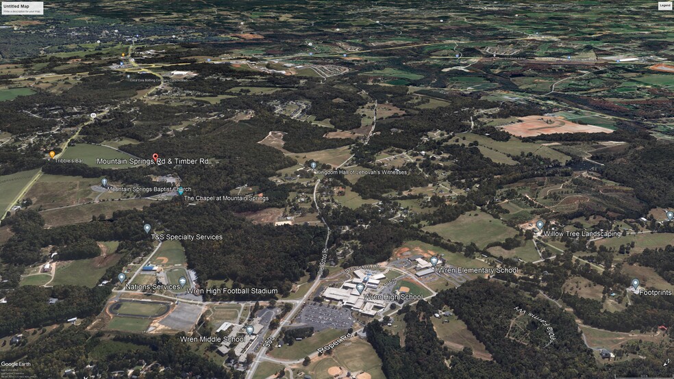 Mountain Springs Rd, Piedmont, SC for sale - Aerial - Image 2 of 2