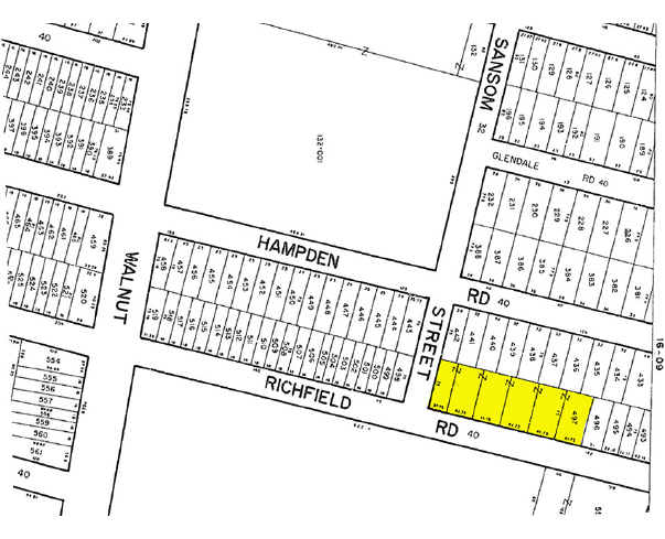 104 Richfield Rd, Upper Darby, PA for sale - Plat Map - Image 3 of 9