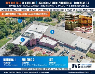 More details for 325 E Tyler St, Longview, TX - Industrial for Sale