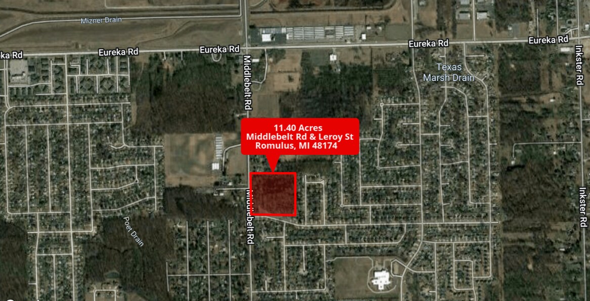 0 Middlebelt Rd, Romulus, MI à vendre Photo du bâtiment- Image 1 de 2