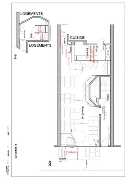 Retail in Lille for lease - Floor Plan - Image 2 of 2