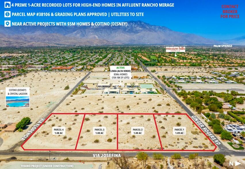 04 Via Josefina, Rancho Mirage, CA à vendre - Aérien - Image 1 de 5