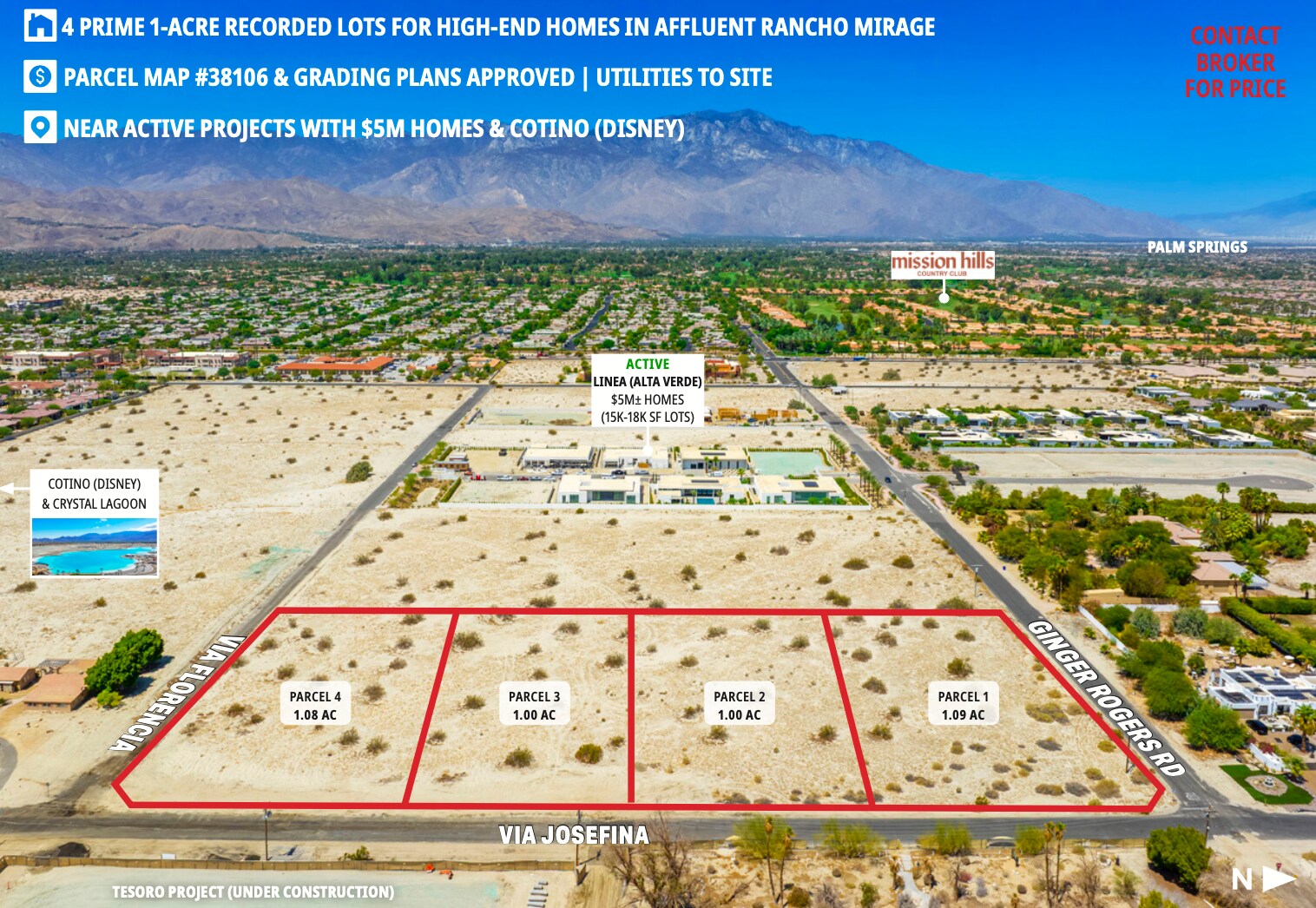 04 Via Josefina, Rancho Mirage, CA à vendre Aérien- Image 1 de 6