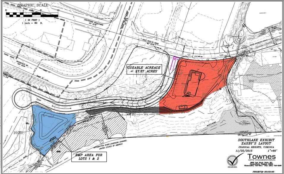 Lot 9 – 0 E. Roslyn Rd, Colonial Heights, VA à vendre - Photo du bâtiment - Image 3 de 3