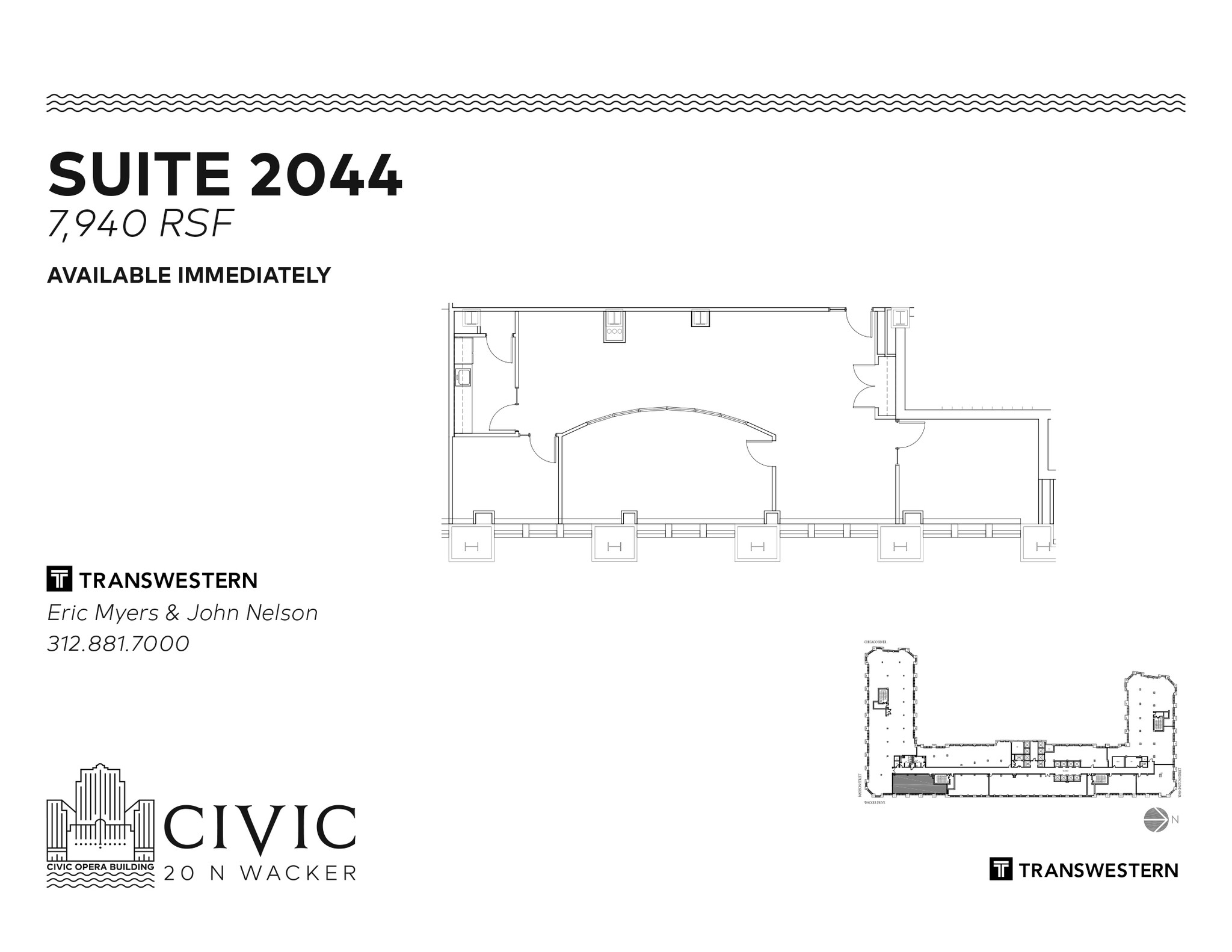 20 N Wacker Dr, Chicago, IL for lease Floor Plan- Image 1 of 4