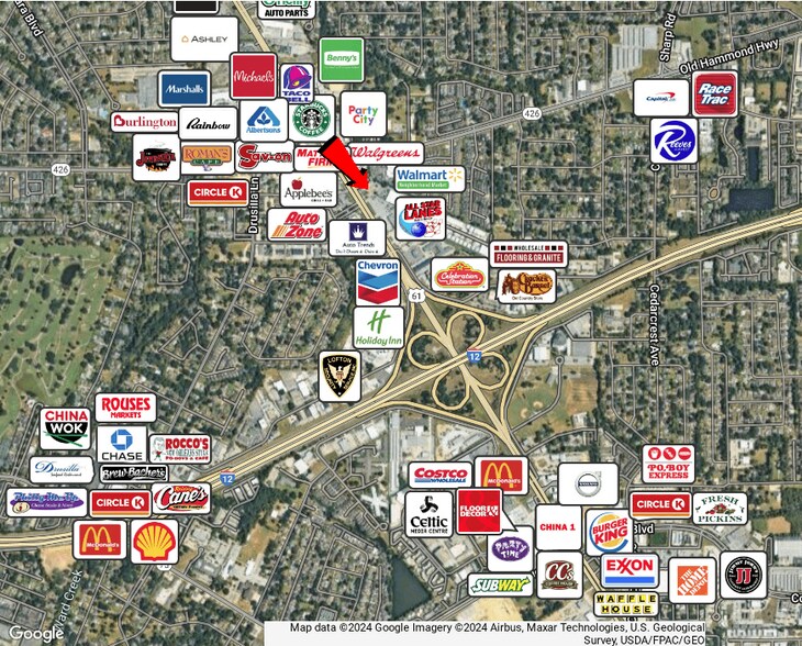 9755 Airline Hwy, Baton Rouge, LA à vendre - Photo du bâtiment - Image 2 de 4