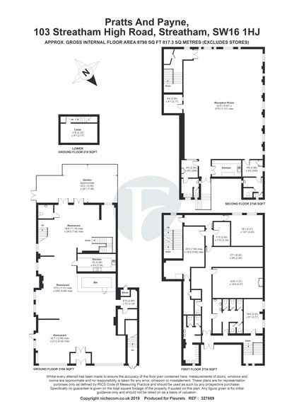 103-105 Streatham High Rd, London for lease - Site Plan - Image 2 of 4
