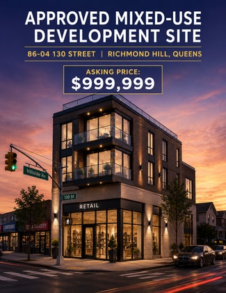 Plus de détails pour 8604 130th St, Richmond Hill, NY - Terrain à vendre